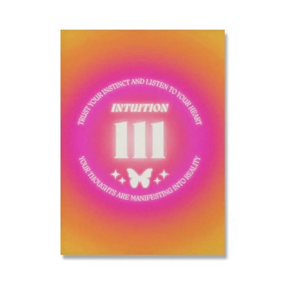 Pink and Orange Wall Art unframed 40x60 cm